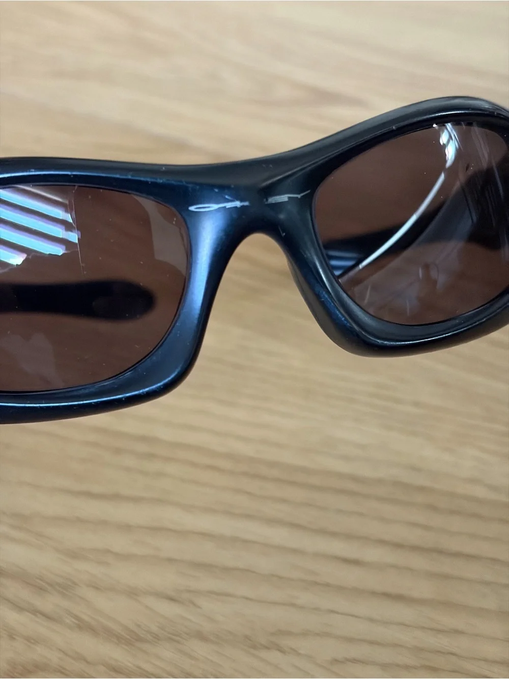Oakley Monster Dog Vintage Matte Black Frame Sport Sunglasses Made in USA